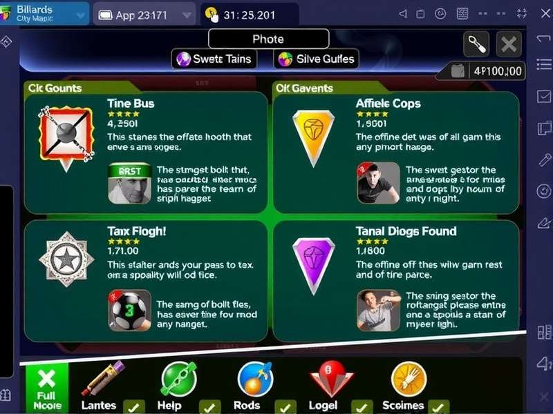 Billiards City Magic Gameplay Mechanics